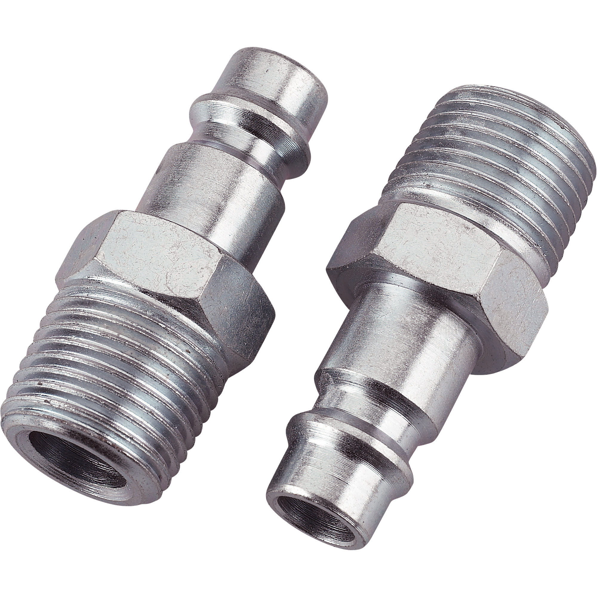 Milton V-Style Hi-Flo Steel Plug, 3/8in. MNPT, Model# S-762-1